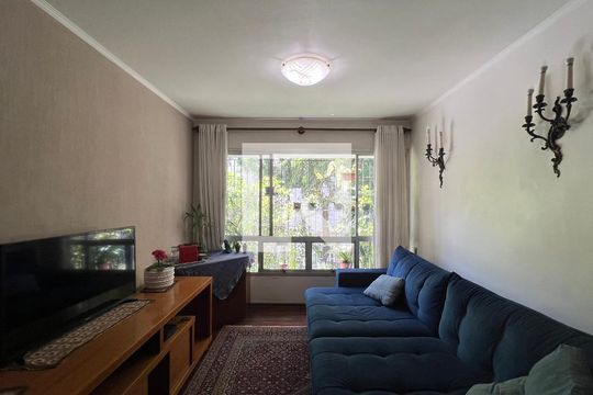Sala  de apartamento à venda com 3 quartos, 83m² em Paraíso, São Paulo