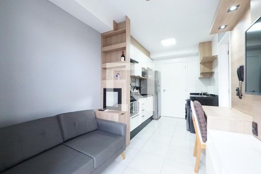 Sala de apartamento à venda com 1 quarto, 30m² em Jardim da Gloria, São Paulo