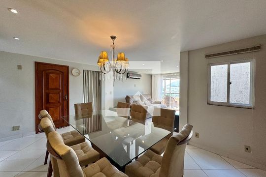 Sala de apartamento à venda com 3 quartos, 190m² em Recreio dos Bandeirantes, Rio de Janeiro
