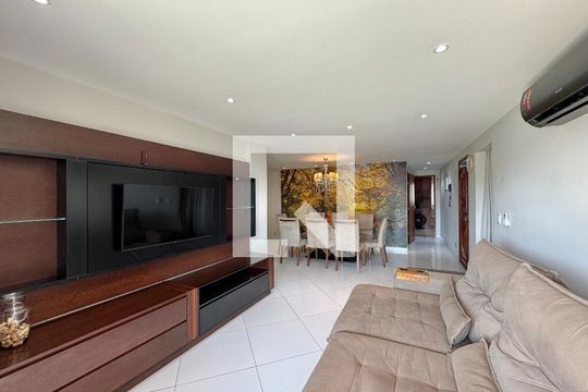 Sala de apartamento à venda com 3 quartos, 190m² em Recreio dos Bandeirantes, Rio de Janeiro
