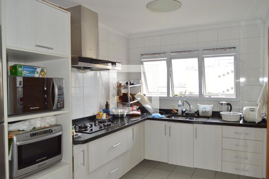 Cozinha de apartamento para alugar com 3 quartos, 205m² em Vila Mariana, São Paulo