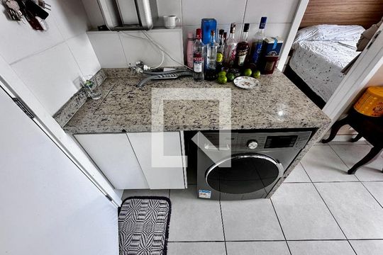 Área de Serviço de apartamento à venda com 1 quarto, 32m² em Vila das Belezas, São Paulo