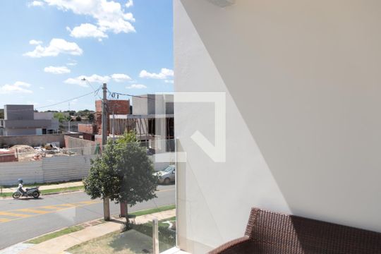 Varanda da Suíte 2 de casa de condomínio à venda com 4 quartos, 380m² em Setor Progresso, Goiânia
