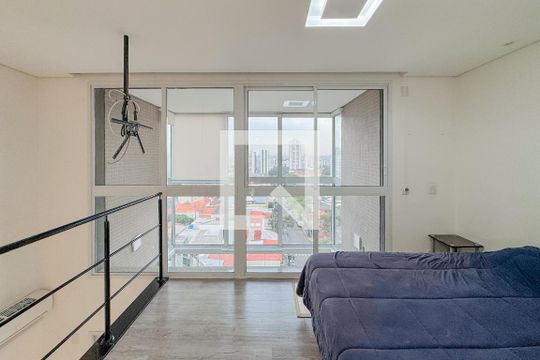 Suíte Mezanino de apartamento para alugar com 1 quarto, 60m² em Ipiranga, São Paulo