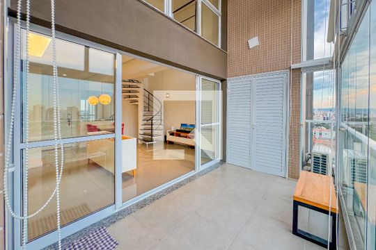 Varanda da Sala de apartamento para alugar com 1 quarto, 60m² em Ipiranga, São Paulo