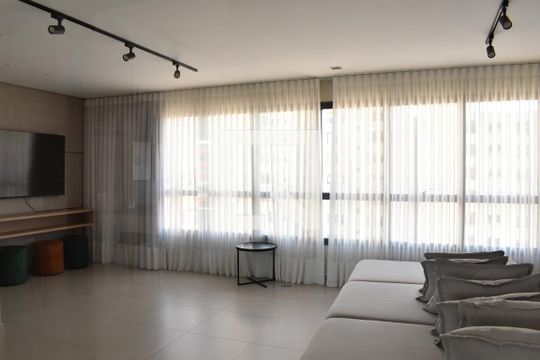Área comum de kitnet/studio para alugar com 1 quarto, 24m² em Centro, Curitiba