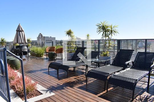 Área comum de kitnet/studio para alugar com 1 quarto, 24m² em Centro, Curitiba