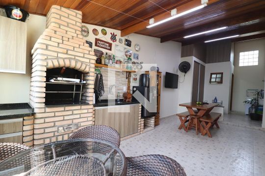 Espaço Gourmet de casa à venda com 2 quartos, 136m² em Parque Novo Oratório, Santo André