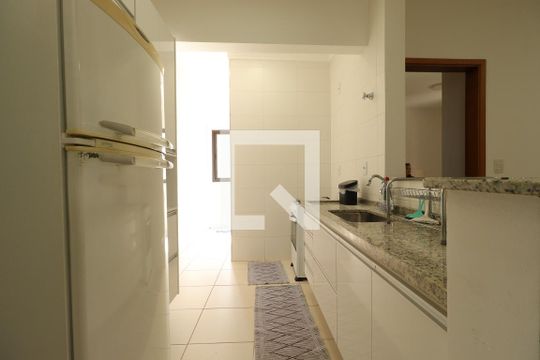 Cozinha de apartamento para alugar com 1 quarto, 54m² em Jardim Nova Alianca Sul, Ribeirão Preto