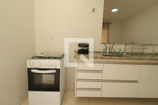 Cozinha de apartamento para alugar com 1 quarto, 54m² em Jardim Nova Alianca Sul, Ribeirão Preto