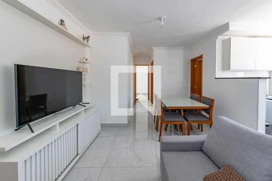 Sala de apartamento para alugar com 2 quartos, 48m² em Alto Caiçaras, Belo Horizonte