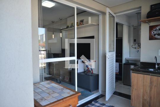 Varanda gourmet de apartamento à venda com 2 quartos, 63m² em Silveira, Santo André