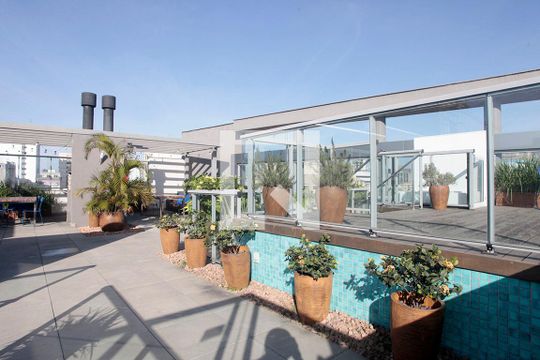 Área Comum - Rooftop de kitnet/studio à venda com 1 quarto, 28m² em Centro Histórico, Porto Alegre
