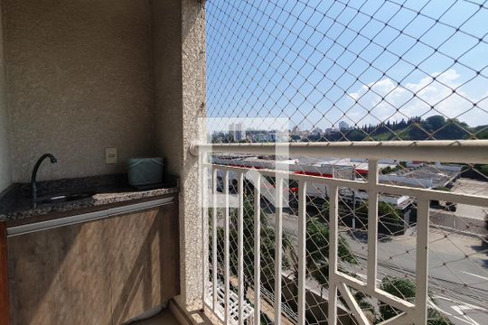 Varanda da Sala de apartamento à venda com 3 quartos, 58m² em Ferrazópolis, São Bernardo do Campo