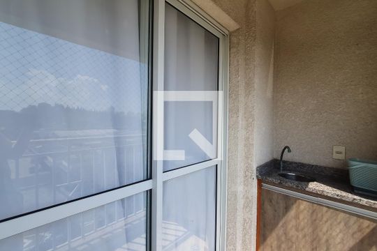 Varanda da Sala de apartamento à venda com 3 quartos, 58m² em Ferrazópolis, São Bernardo do Campo