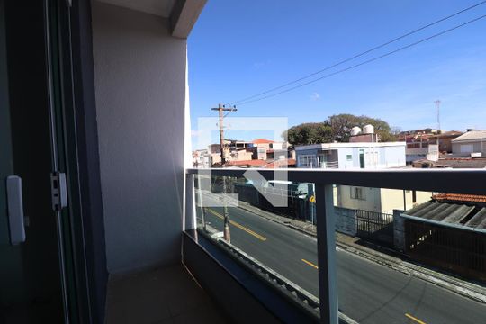Varanda da Sala de apartamento à venda com 3 quartos, 77m² em Vila Clarice, Santo André