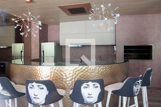 Área Comum - Espaço Gourmet de kitnet/studio para alugar com 1 quarto, 35m² em Mont’serrat, Porto Alegre
