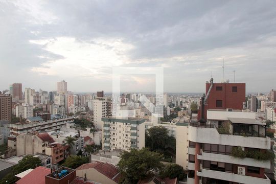 Studio - Sala / Quarto Vista de kitnet/studio para alugar com 1 quarto, 35m² em Mont’serrat, Porto Alegre