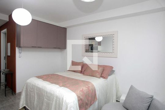 Studio - Sala / Quarto de kitnet/studio para alugar com 1 quarto, 35m² em Mont’serrat, Porto Alegre