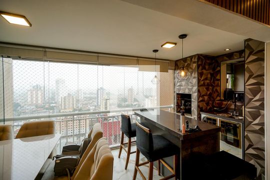 Varanda de apartamento à venda com 3 quartos, 98m² em Vila Carrão, São Paulo