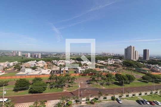 Vista da Sala de apartamento para alugar com 2 quartos, 49m² em Bonfim Paulista, Ribeirão Preto