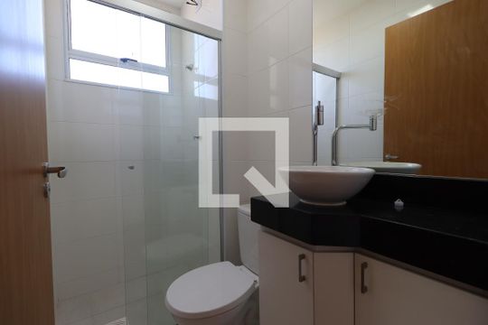 Banheiro de apartamento para alugar com 2 quartos, 49m² em Bonfim Paulista, Ribeirão Preto