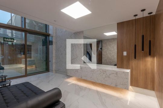 Hall de entrada de apartamento à venda com 3 quartos, 173m² em São Pedro, Belo Horizonte