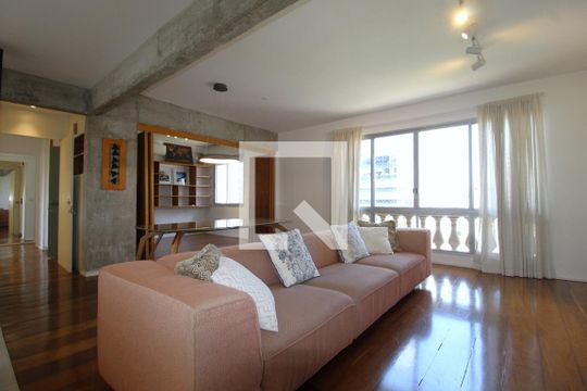 Sala de apartamento para alugar com 3 quartos, 110m² em Vila Olímpia, São Paulo