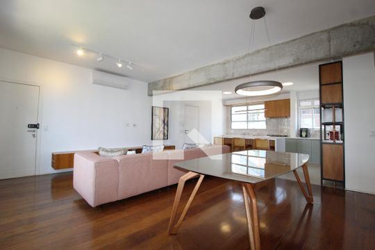 Sala de apartamento para alugar com 3 quartos, 110m² em Vila Olímpia, São Paulo