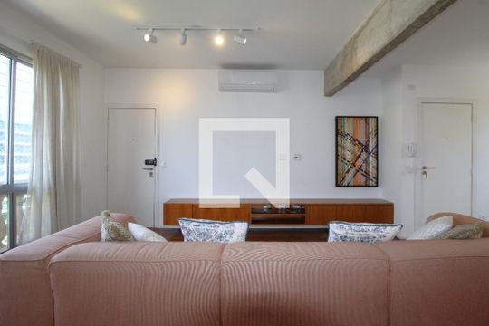 Sala de apartamento para alugar com 3 quartos, 110m² em Vila Olímpia, São Paulo