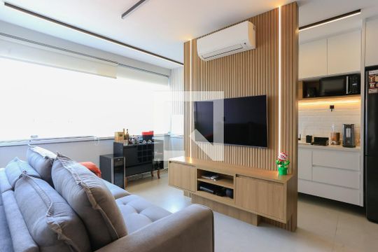Sala de apartamento à venda com 2 quartos, 46m² em Butantã, São Paulo