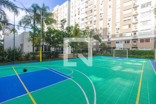 Área comum - Quadra poliesportiva de apartamento para alugar com 2 quartos, 68m² em Marechal Rondon, Canoas