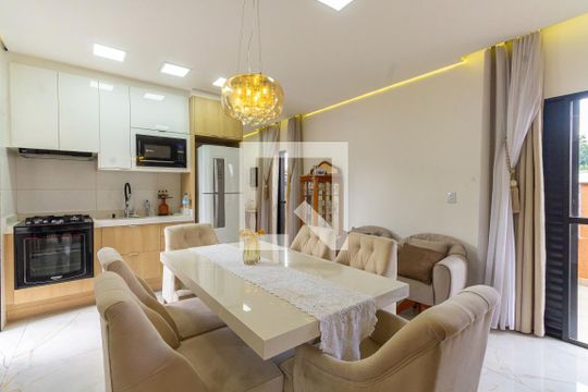 Sala/Cozinha de apartamento à venda com 2 quartos, 45m² em Jardim Textil, São Paulo