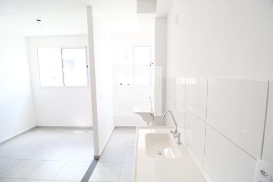 Cozinha de apartamento para alugar com 2 quartos, 47m² em Shopping Park, Uberlândia