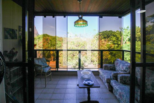 Vista da Sala para Varanda de apartamento à venda com 4 quartos, 173m² em Barra da Tijuca, Rio de Janeiro