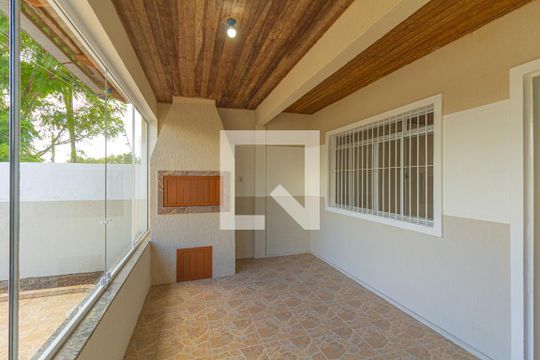 Varanda da Sala de casa à venda com 3 quartos, 100m² em Mato Grande, Canoas