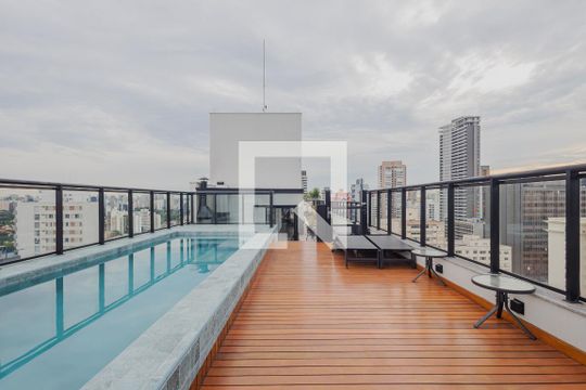 Piscina de apartamento à venda com 3 quartos, 104m² em Pinheiros, São Paulo