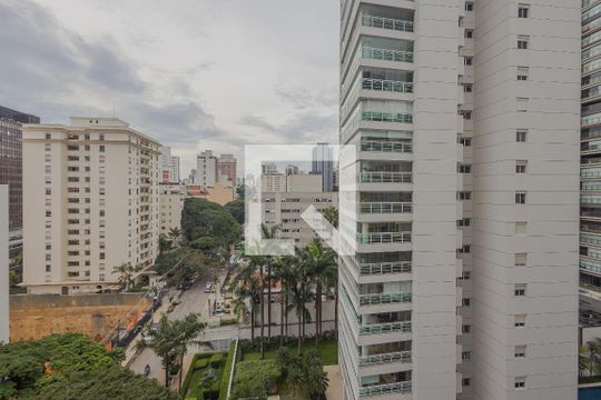 Vista da Sala de apartamento à venda com 3 quartos, 104m² em Pinheiros, São Paulo