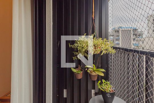 Varanda da Suíte de apartamento à venda com 3 quartos, 104m² em Pinheiros, São Paulo