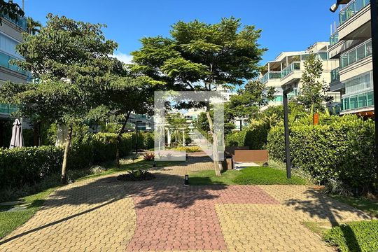 Área comum - Passeio de apartamento para alugar com 3 quartos, 174m² em Recreio dos Bandeirantes, Rio de Janeiro