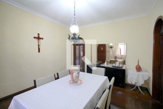 Sala de Jantar de casa à venda com 8 quartos, 357m² em Nova Floresta, Belo Horizonte