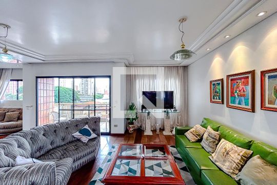 Sala de apartamento à venda com 3 quartos, 200m² em Parque São Jorge, São Paulo