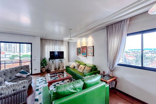 Sala de apartamento à venda com 3 quartos, 200m² em Parque São Jorge, São Paulo