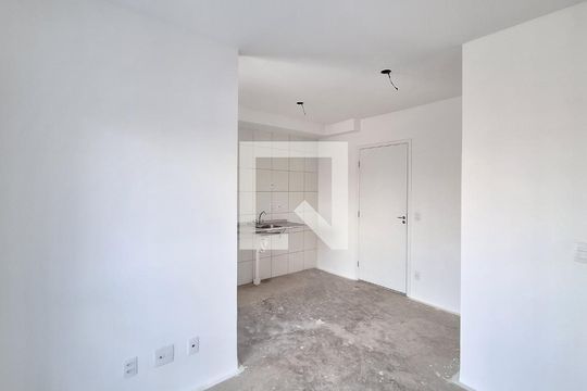 Sala/Cozinha/área de serviço de apartamento para alugar com 2 quartos, 38m² em Barra Funda, São Paulo