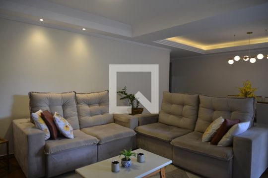 Sala de apartamento à venda com 3 quartos, 136m² em Parque das Nações, Santo André