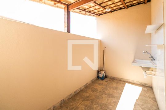 Área de Serviço de apartamento à venda com 2 quartos, 57m² em Alvorada, Contagem