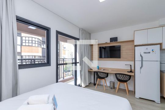 Studio de kitnet/studio para alugar com 1 quarto, 25m² em Campo Belo, São Paulo