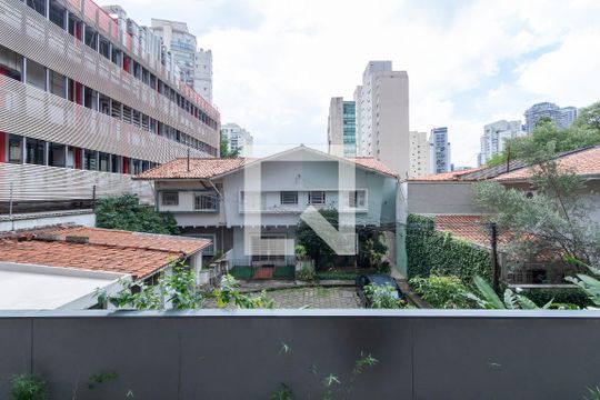 Vista da Varanda de kitnet/studio para alugar com 1 quarto, 22m² em Santo Amaro, São Paulo