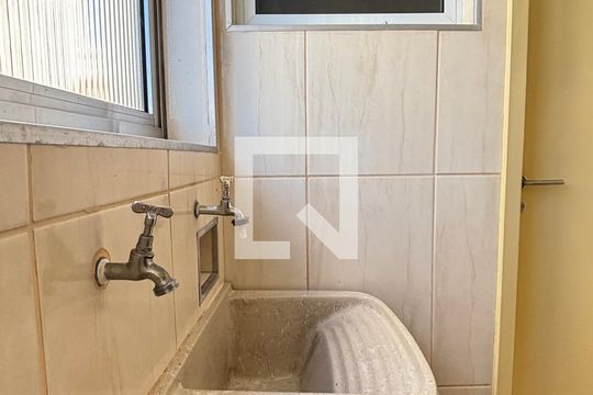 Área de Serviço de apartamento à venda com 2 quartos, 70m² em Vila Santa Teresa, Santo André