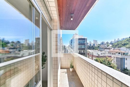 Varanda da Sala de apartamento à venda com 4 quartos, 240m² em Buritis, Belo Horizonte